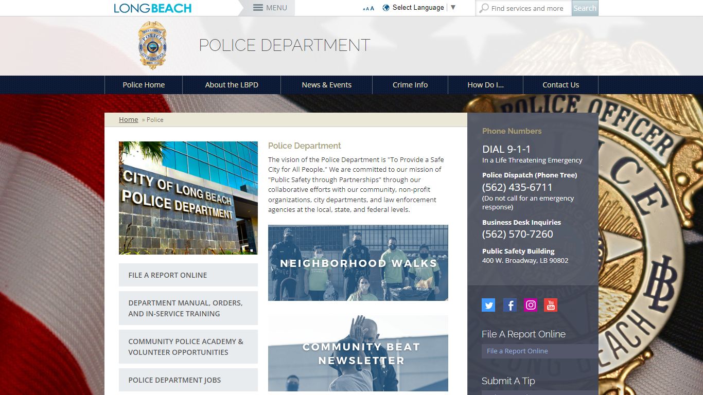 Police Department - City of Long Beach